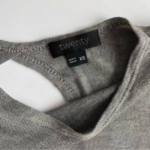 Twenty T-Shirt Bodysuit with Key Hole Back